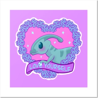 Love Yourself Parasaurolophus Posters and Art